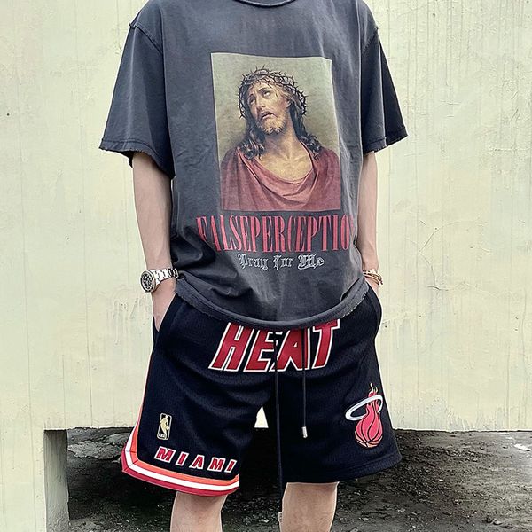 

washed black tee t shirts hip hop sleeves men's plus tees quality printed t-shirt top, Black;brown