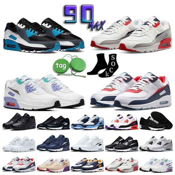 

90 running shoes for men women exeter edition multi white black mesh trainers lucha libre surplus wolf grey og infrared 90s unc cushion runn