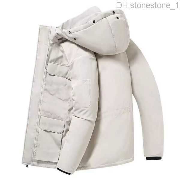 

parkas coats mens womens designers down jackets veste homme winter jassen puffer big fur hoody fourrure outerwear print outdoor warm casual, Black