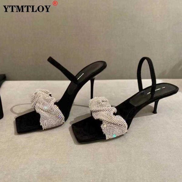 

sandals 2021 fashion women sandals open toe party pumps thin high heels elegant nightclub dress shoes sandals pumps t230208, Black