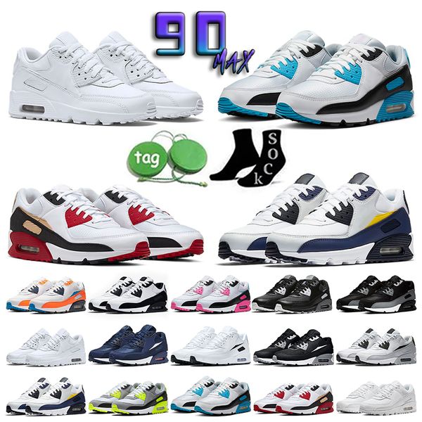 

designer 90 90s running shoes triple men women platform sneakers black white beige dark grey orange green rust pink mens sports trainers wal