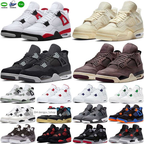 

shoes 4 4s military black cat canvas university blue red thunder men women trainers sports sneakers n