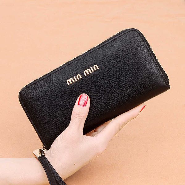 

wallets ellovado luxury women leather clutch bag cute wallet zipper purses female clutch multi-function coin purse card holder g230209, Red;black