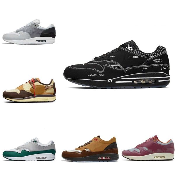 

2023 patta waves 1 87 designer running shoes mens womens noise aqua monarch trainers kiss of death white gum brown sean wotherspoon triple