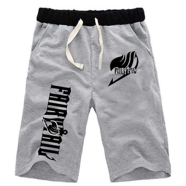 

men's shorts anime fairy tail short pants summer new casual cotton sweat breathable jogger pants men women jogging short pants sportswe, White;black