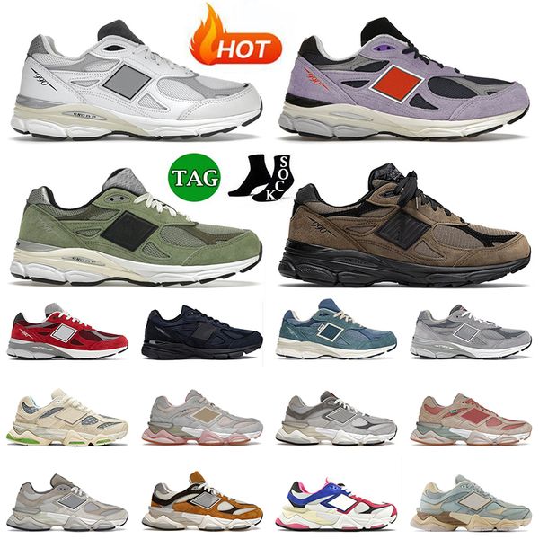 

990 v3 designer jjjound running shoes miusa teddy santis sea salt raw amethyst olive brown black 9060s beef broccoli workwear blue haze mens