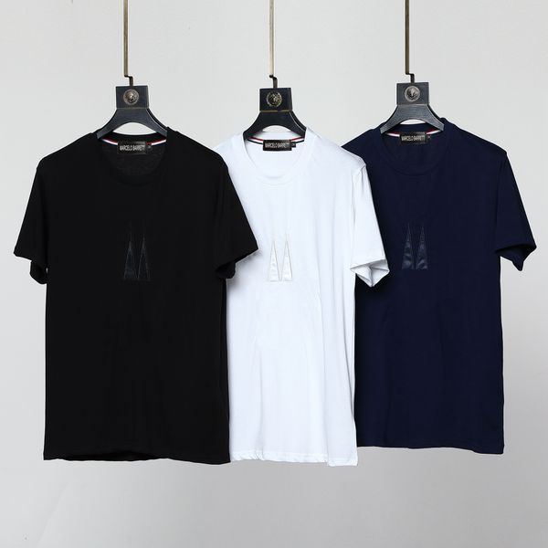 

marcelo berrett 2023ss new men's t-shirts mens designer brand t shirts women short sleeve italy fashion 3d printing quality 100% cotton, White;black