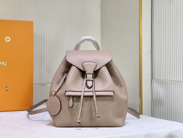 

designer luxury backpacks montsouris handbag shouler bag shoulder bags black genuine leather letter embossing sperone school travelling back