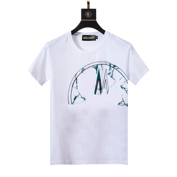 

marcelo berrett 2023ss new men's t-shirts mens designer brand t shirts women short sleeve italy fashion 3d printing quality 100% cotton, White;black