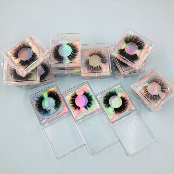 

30/40/50 pairs 8d 15-20mm short natural mink lashes extension wholesale fluffy fake eyelashes boxes packaging makeup