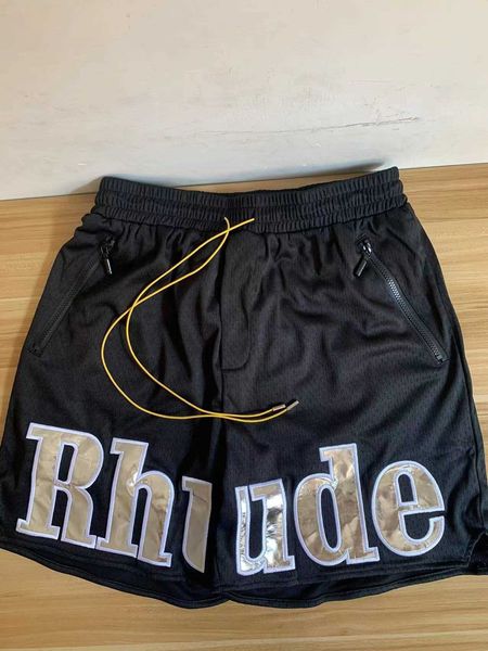 

men's shorts 2022 embroidery shorts multiple breeches leather vintage letter shorts men women clothes t230209, White;black