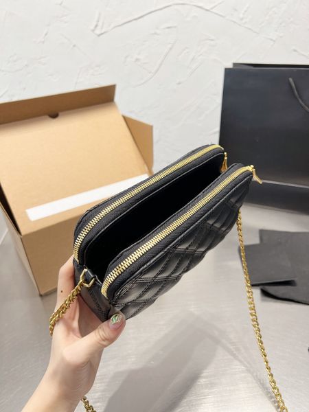 

summer camera bag designer shoulder bag handbag messenger bag tote fashion purse chain rhomboid frosted fabric soft and comfortable