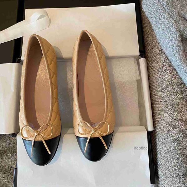 

ballet flats classic shoes women basic leather tweed cloth two color spliced bow round toe casual shoes nude womens sneaker fishermans shoe, Black