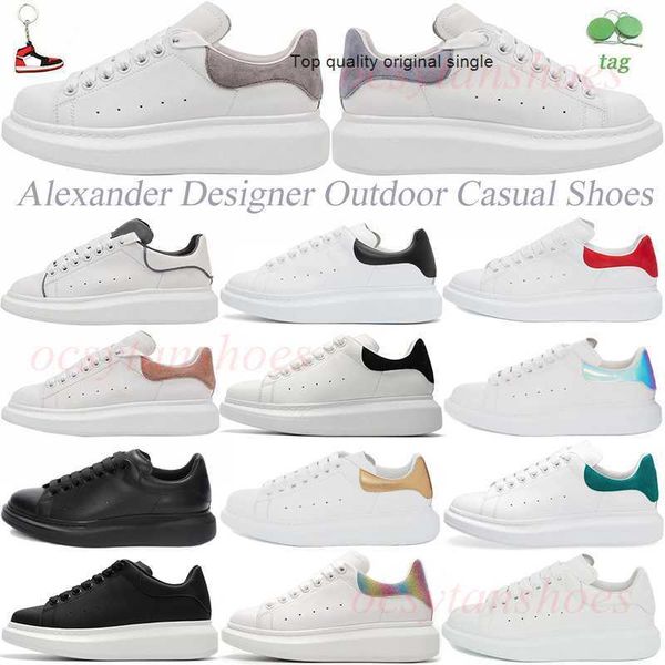 

mens trainers shoes alexander men women mc black white sole queens light gold rainbow shock pink designer womens outdoor casual walking