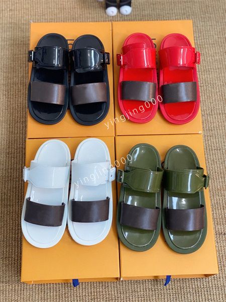 

slipper women designers sandals sunset flat comfort mules padded strap slippers fashionable, Black