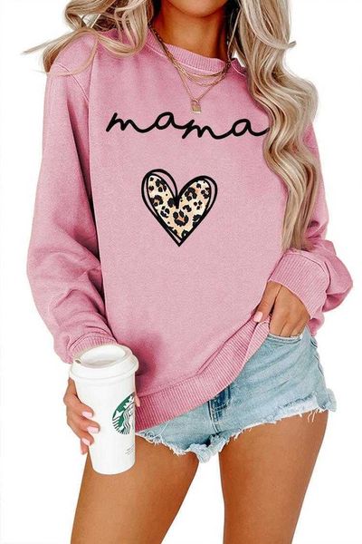 

winter wal mart platform mama leopard print heart printing plus size casual, White