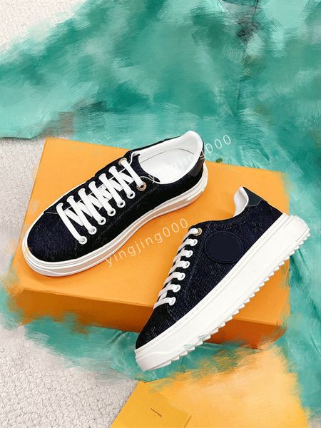 

2023 designer women casual shoes classic canvas sneakers brand wheel lady stylist trainers fashion platform solid size35-41 ys220702, Black