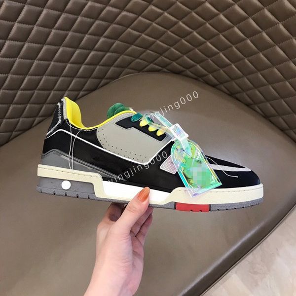 

2023 breathable men's boots casual sports sneakers mixed colors patchwork lace-up waterproof round canvas shoes size38-44 rd221012, Black
