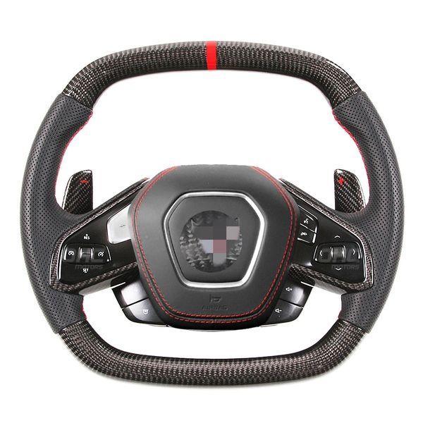 

custom carbon fiber steering wheel kit for corvette c8 auto parts driving wheel