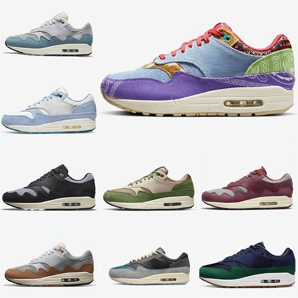 

1 87 running shoes men women patta waves 1s 87s white black treeline sean wotherspoon elephant gum obsidian mens womens sneakers outdoor spo