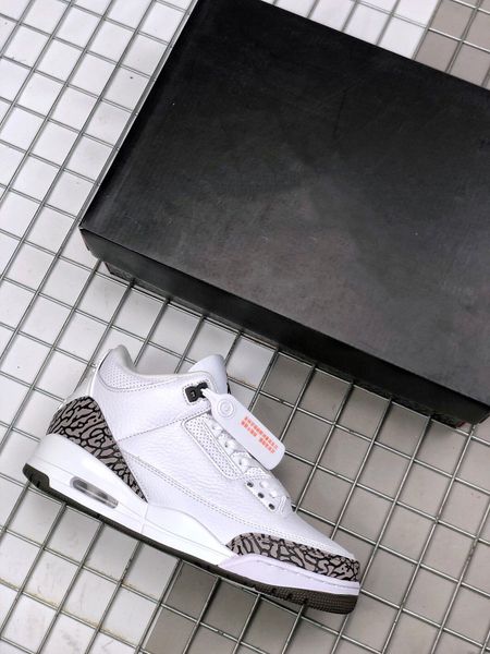 

men women jumpman 3 mocha basketball shoes iii 3s white dark mocha-chrome wholesale with boxes outdoor sports sneakers