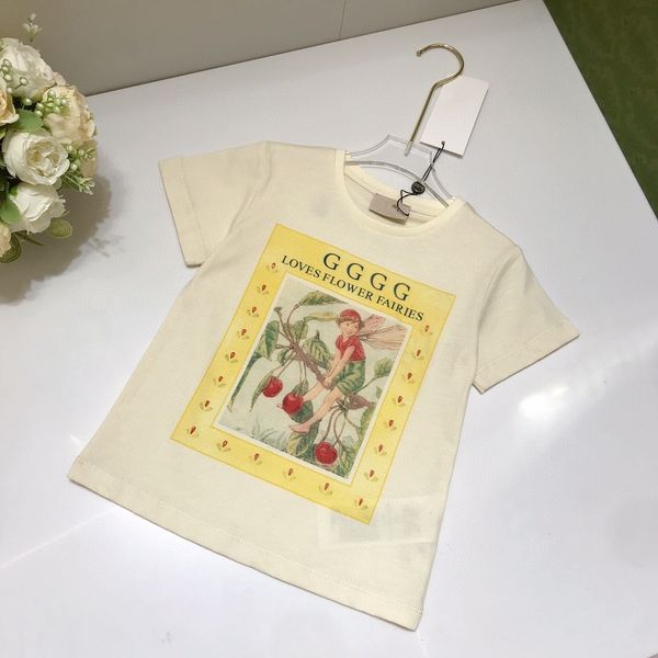 

kid designer t shirt toddler tee shirt kids clothes child tshirt baby clothe 1-14 ages girl short sleeve luxury brand summer shirt letters w, Blue