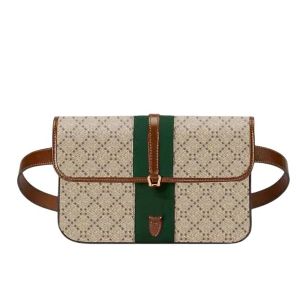 

designer shoulder bag for women cross body fanny pack purse with chain ladies fashion flap genuine leather quality wallet