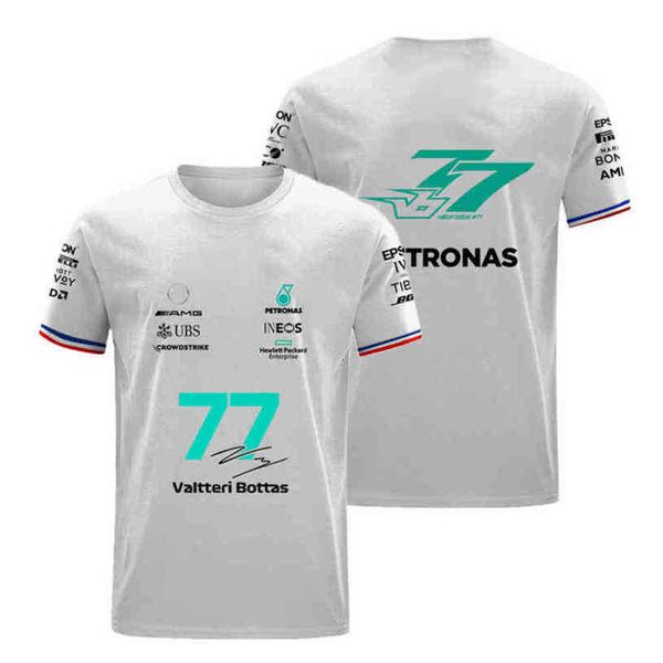 

luxury mens petronas brand sweatshirts t shirts mercedes f1 formula one racing women casual long sleeve t-shirts benz lewis hamilton team 0i, White;black