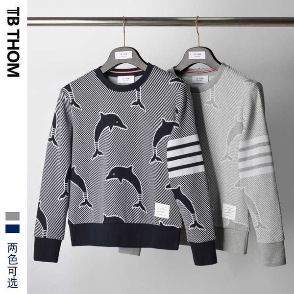 

men's hoodie tom sweater brown hoody unwomen leisure casual sports jacquard round neck pullover designer fashion clas 43dt, Black