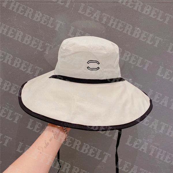 

summer bucket hat outdoor wide brim hats letter print travel fisherman cap women men lace up hats sunscreen hat, Blue;gray