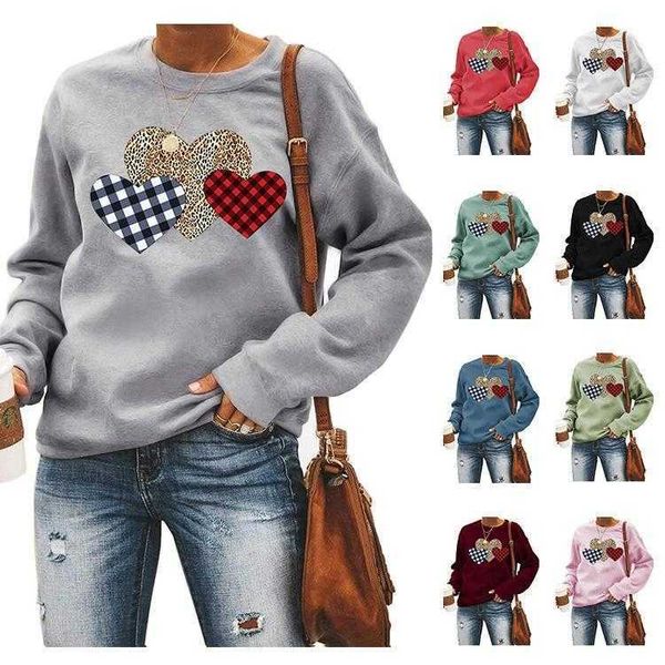 

clothing three love leopard t shirts print valentines day printed round neck, White