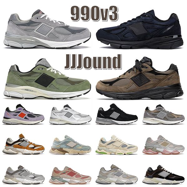 

990 jjjound designer running shoes 990v3 olive navy brown black v3 grey raw amethyst teddy santis sea salt 9060 rain cloud grey workwear blu
