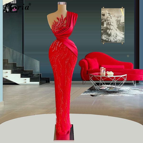 

runway dresses 2 designs muslim red cocktail dresses vintage mermaid arabic prom party dresses for wedding abiye modelleri formal evening go, Black