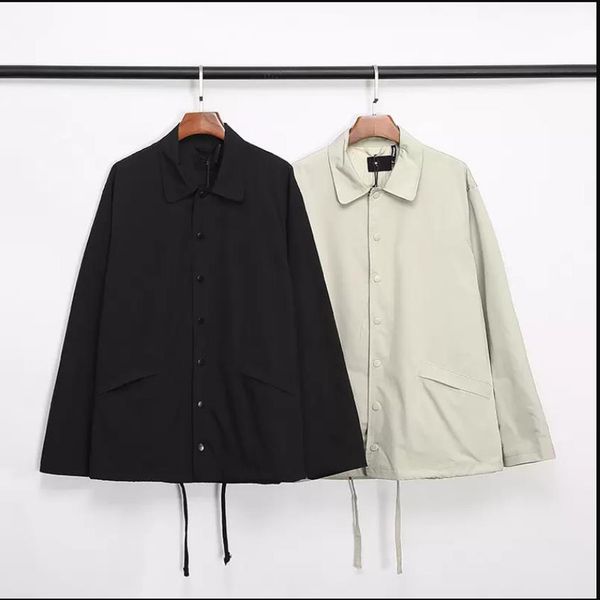 

men's shirt outerwear jacket designer men's women's fashion streetwear button-down shirts loose couple, White;black