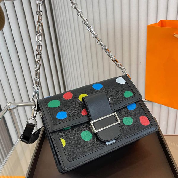 

luxurys handbag designer bag women wallet crossbody totes fashion shoulder bags classic flower letter purse middle bag leather messenger han