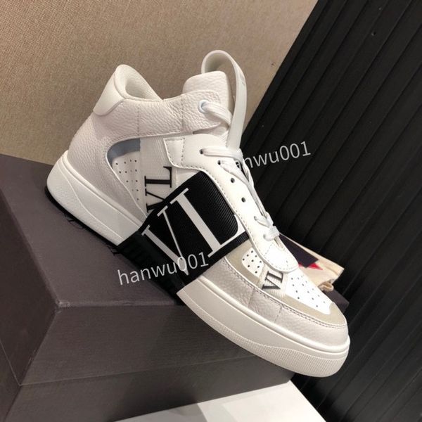 

designer casual shoes men women calfskin shoes vintage suede sneakers trainer platform lace-sneaker leisure shoe, Black