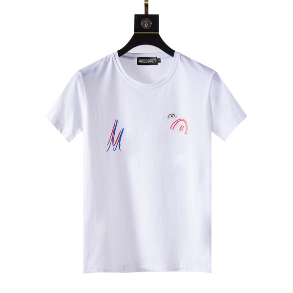 

marcelo berrett 2023ss new men's t-shirts mens designer brand t shirts women short sleeve italy fashion 3d printing quality 100% cotton, White;black