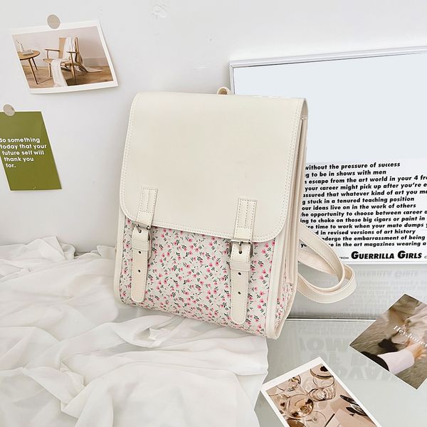 

school bags simple small fresh backpacks retro denim striped flannel daypack students bag softback hiking 230210