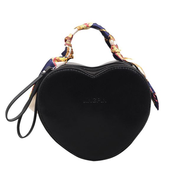 

evening bags heartshaped design fashion women shoulder bag pu leather women's crossbody messenger ladies purse female bolsa handbag 230