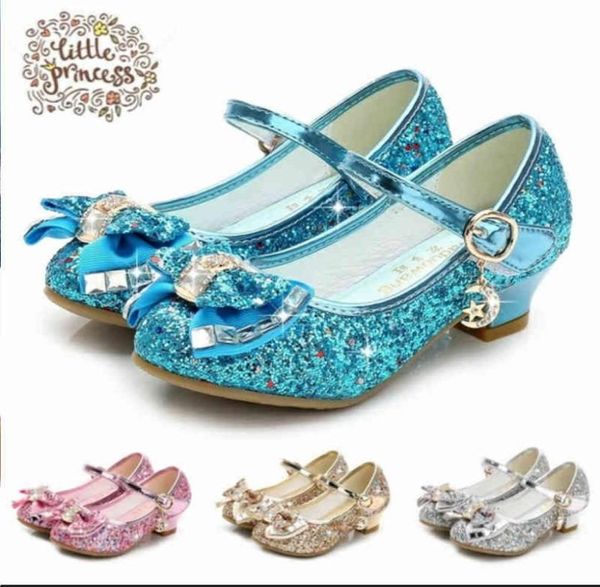 

butterfly children princess shoes girls bowtie candy color hight heels slip on party dance sandals for baby girls kids k6243531917, Black;red