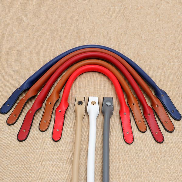 

bag parts accessories hand strap luggage bags accessories leather handle diy women's lady handbag length 32cm and 42cm multicolor 1 pai, Black