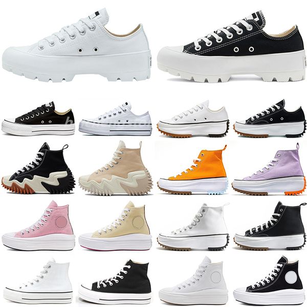 

classic chuck canvas shoes platform all slam jam chucks shoe triple black white high low men women big eyes sport sneakers b0, White;red