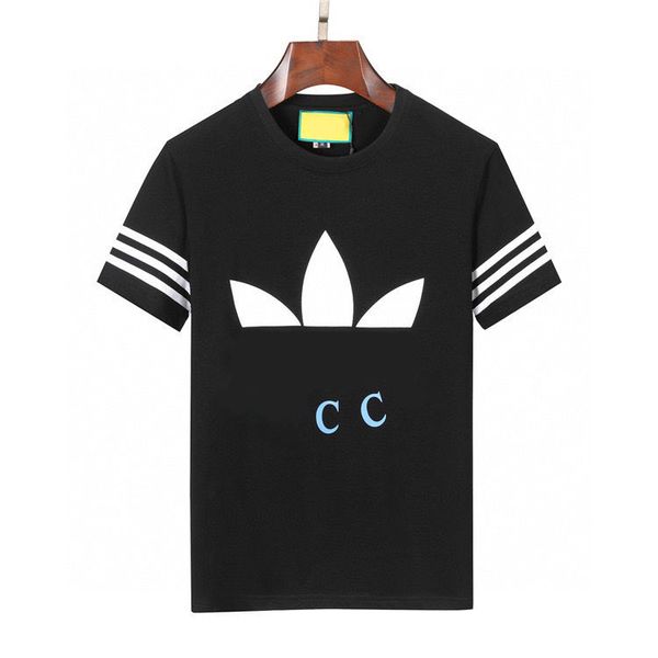 

men's plus tees & polos round neck embroidered and printed polar style summer wear with street pure cotton t-shirts a2q2, Black;brown