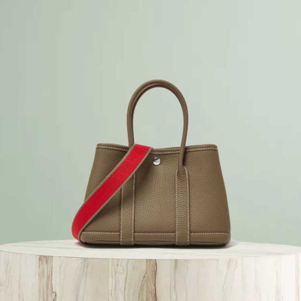 

herme garden party bags online store women 2023 autumn and winter new leather women's tote large capacity bucket handbag fashion