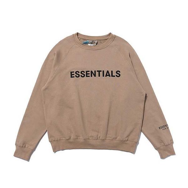 

sweat hoodie for men street line fashion god double brand essentials high fear loose plush of fog hooded sweater men's coat women nzdi, Black