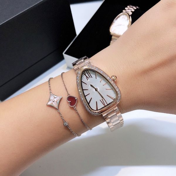 

luxury women's watch brand diamond oval dial dress women's stone ying women's watch stainless steel strap watch women's, Slivery;golden