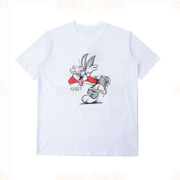 

designer mens sunmmer t shirt womens casual loose t shirts mens short sleeve tees black white size s-xl, White;black