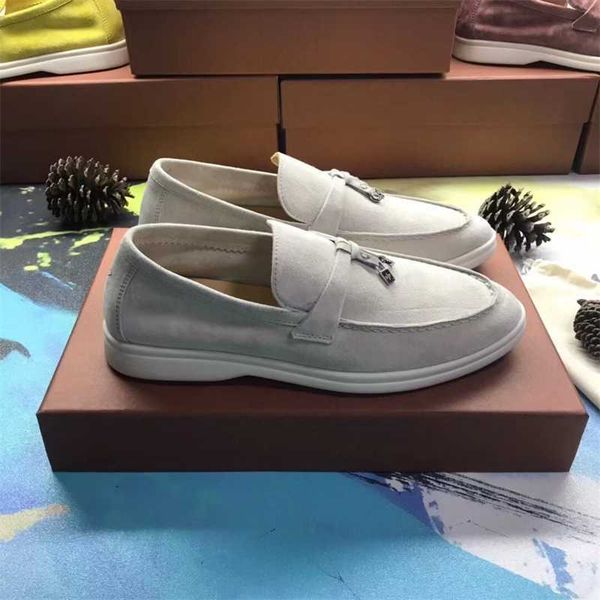 

designer loropiana shoes lp lefu shoes men's and women's lazy british style retro small leather doudou single comfortable flat, Black;white