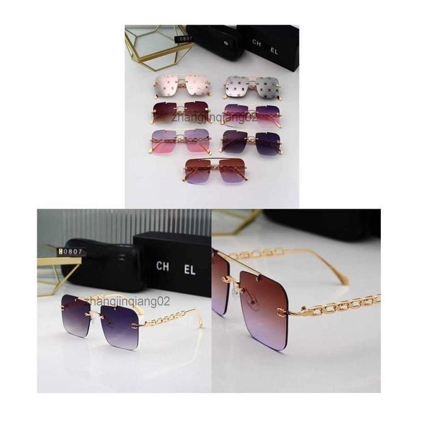 

designer channel sunglass cycle luxurious casual fashion sunglasses woman mens lovers frameless vintage baseball sport summer polarize sun g, White;black