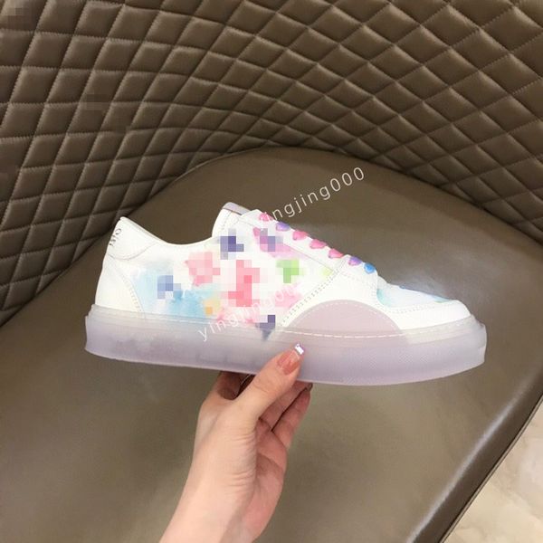 

2023 streetwear men designer shoes black and white cool luxury mens casual sports shoe flat sneakers ize38-45